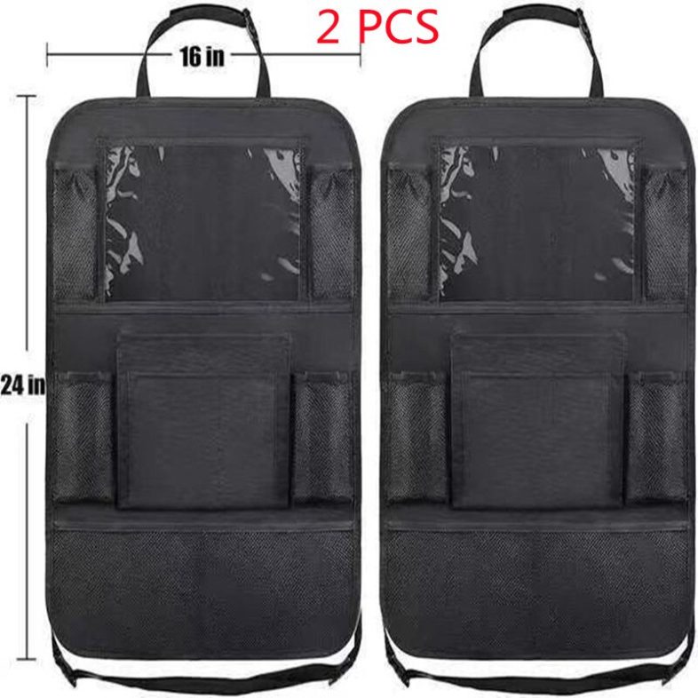 Car back seat multi pocket travel organizer Storage BagTablet Holder