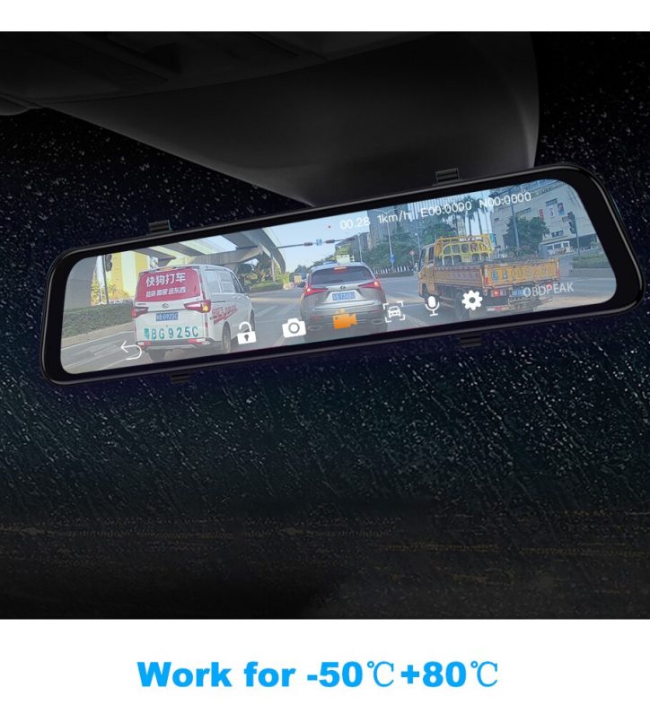 Touch Screen Dash Camera for Cars