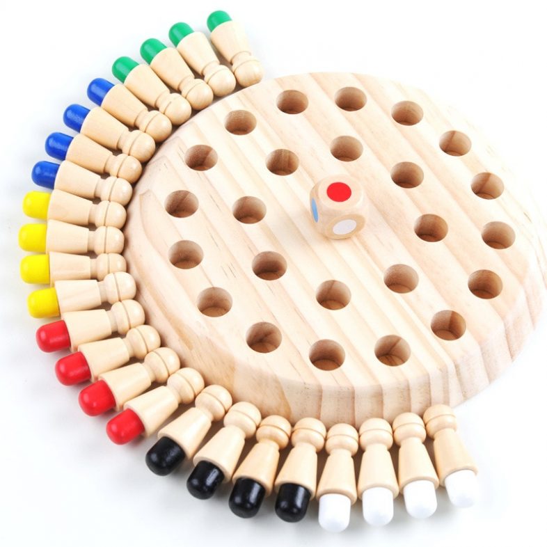 Wooden Color Matching Game