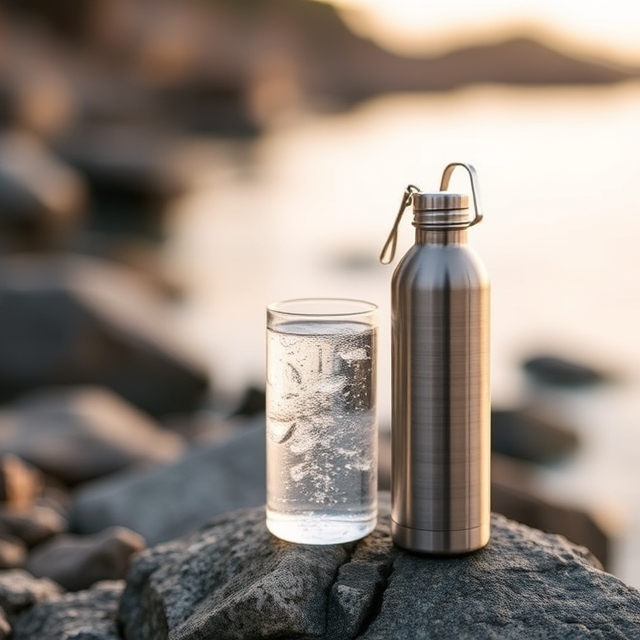 Titanium Water Bottles are naturally safe, clean, taste great, and have all the right certificates.