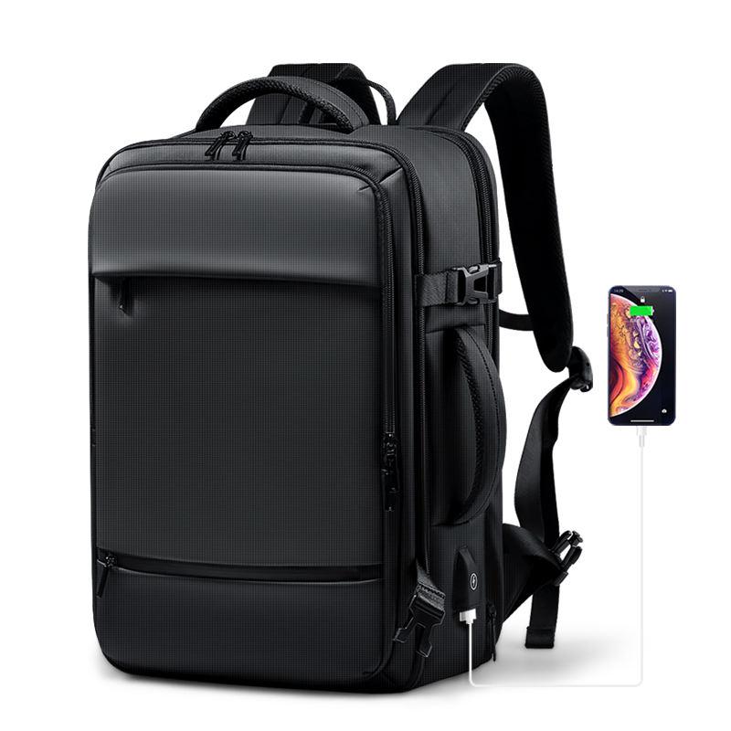 Fenruien Backpack Men 17.3 Inch Laptop Backpacks Expandable USB ...