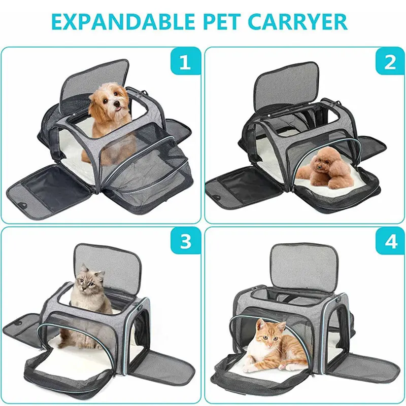 Pet Carriers Backpack Portable Breathable Foldable Shoulder Bag Cat Dog Carrier Bags Outgoing Travel Pets Handbag Transport Bag