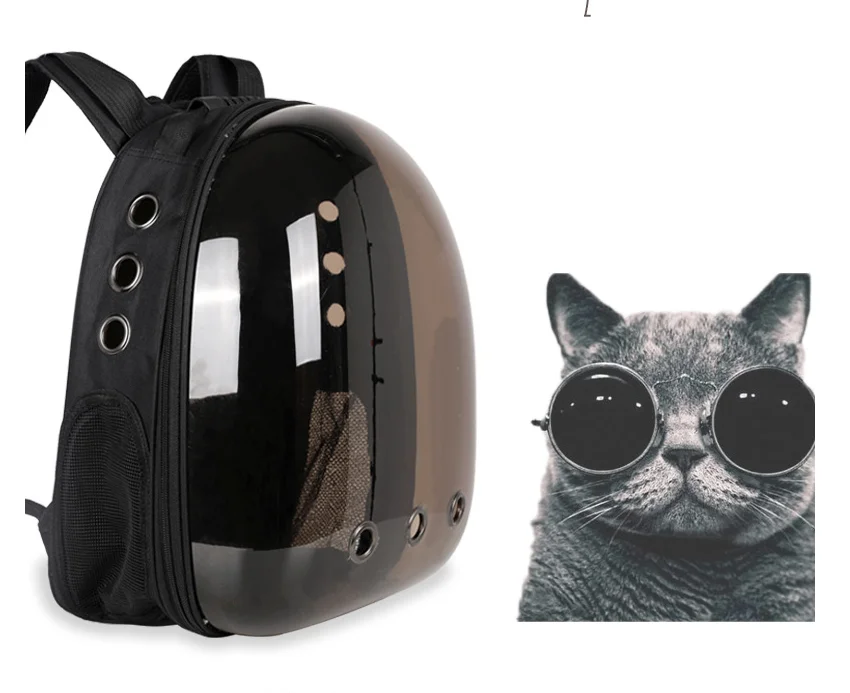 Manufacturer directly supplies cat bags, pet backpacks, portable and transparent space capsules, cat supplies, breathable backpa