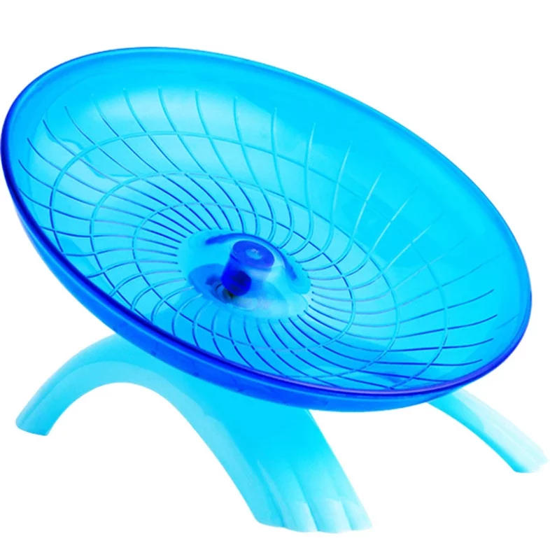 Pet Hamster Flying Saucer Exercise Squirrel Wheel Hamster Mouse Running Disc