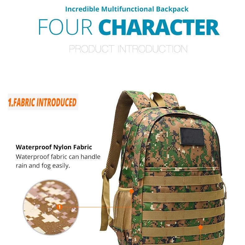 Camouflage Backpack Large Capacity Army Military Tactical Backpack for Men Outdoor Travel