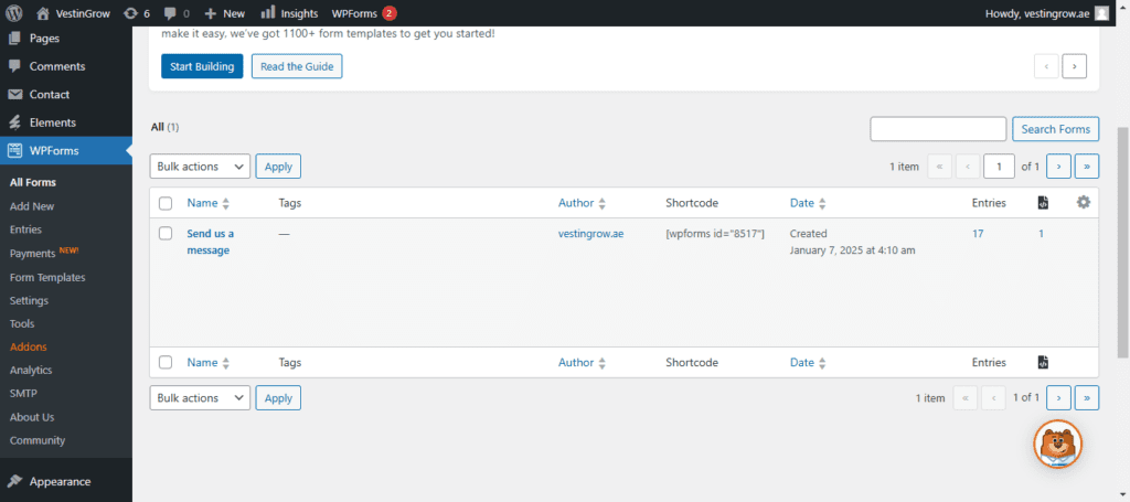WPForms-WordPress