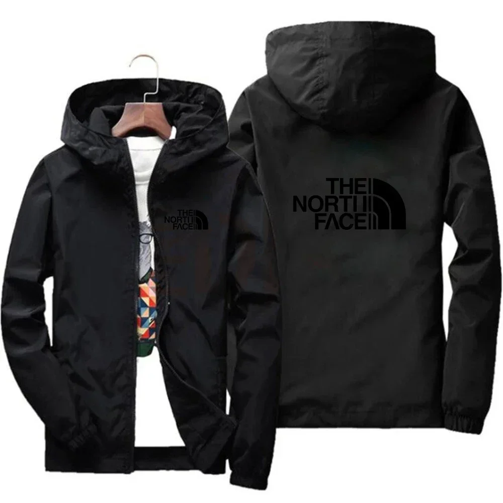 2025 Men's fashion jacket Windproof waterproof zipper hooded coat Spring and autumn outdoor casual loose sweatshirt S-7XL 2025 Men's fashion jacket Windproof waterproof zipper hooded coat Spring and autumn outdoor casual loose sweatshirt S-7XL