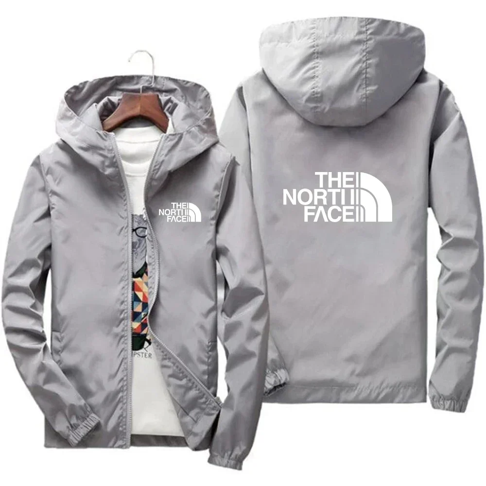 2025 Men's fashion jacket Windproof waterproof zipper hooded coat Spring and autumn outdoor casual loose sweatshirt S-7XL 2025 Men's fashion jacket Windproof waterproof zipper hooded coat Spring and autumn outdoor casual loose sweatshirt S-7XL