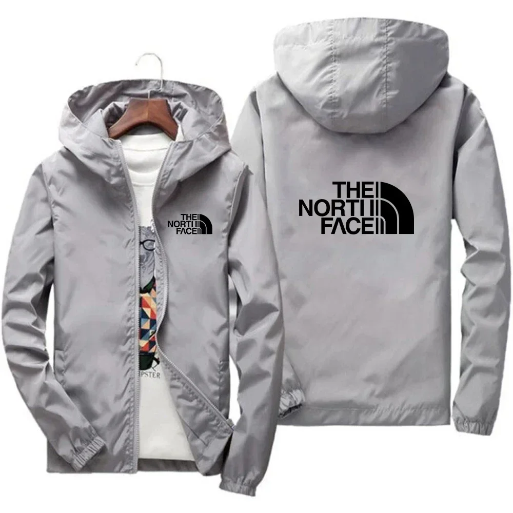2025 Men's fashion jacket Windproof waterproof zipper hooded coat Spring and autumn outdoor casual loose sweatshirt S-7XL 2025 Men's fashion jacket Windproof waterproof zipper hooded coat Spring and autumn outdoor casual loose sweatshirt S-7XL