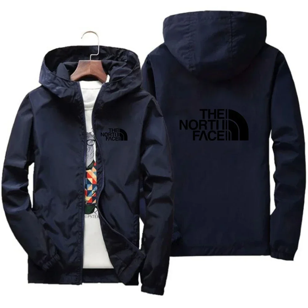 2025 Men's fashion jacket Windproof waterproof zipper hooded coat Spring and autumn outdoor casual loose sweatshirt S-7XL 2025 Men's fashion jacket Windproof waterproof zipper hooded coat Spring and autumn outdoor casual loose sweatshirt S-7XL