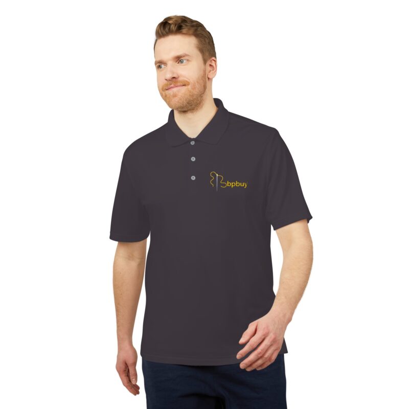 Polo Shirt Performance EBPBUY LOGO  — Minimal White Golf & Work Polo