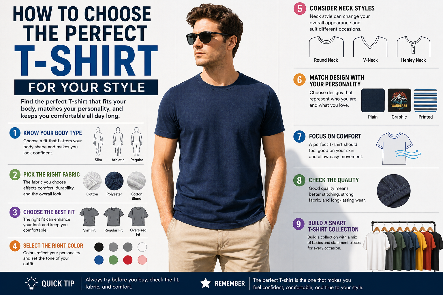 How to Choose the Perfect T-Shirt for Your Style