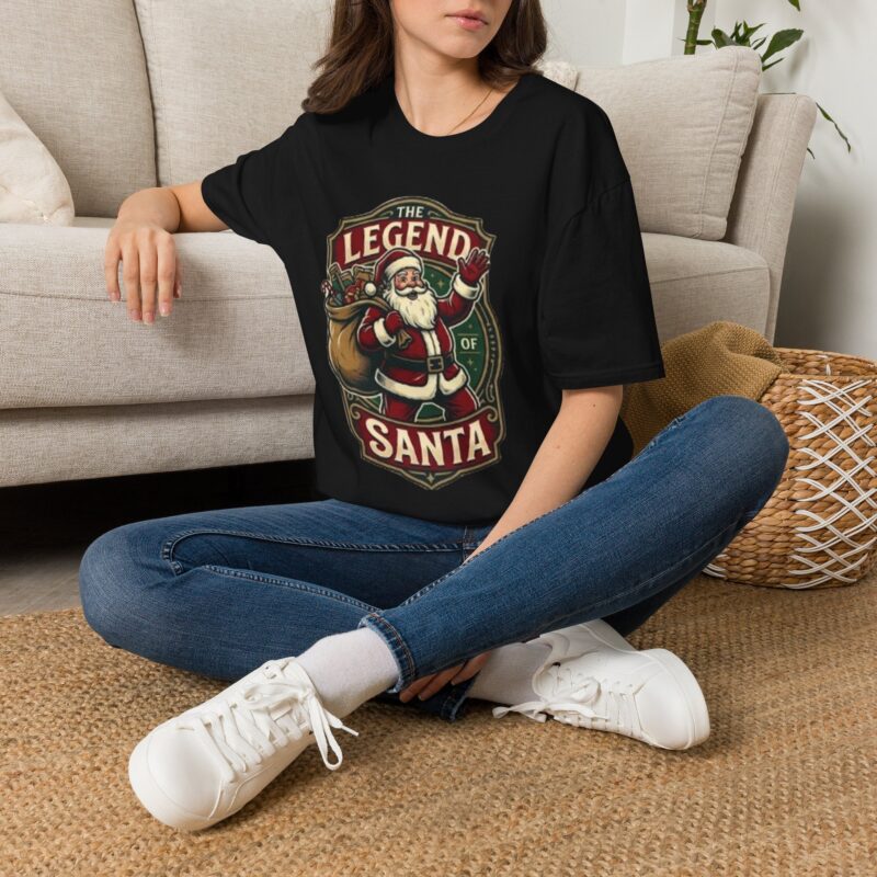 Santa T-Shirt  Vintage Christmas Santa Graphic Tee