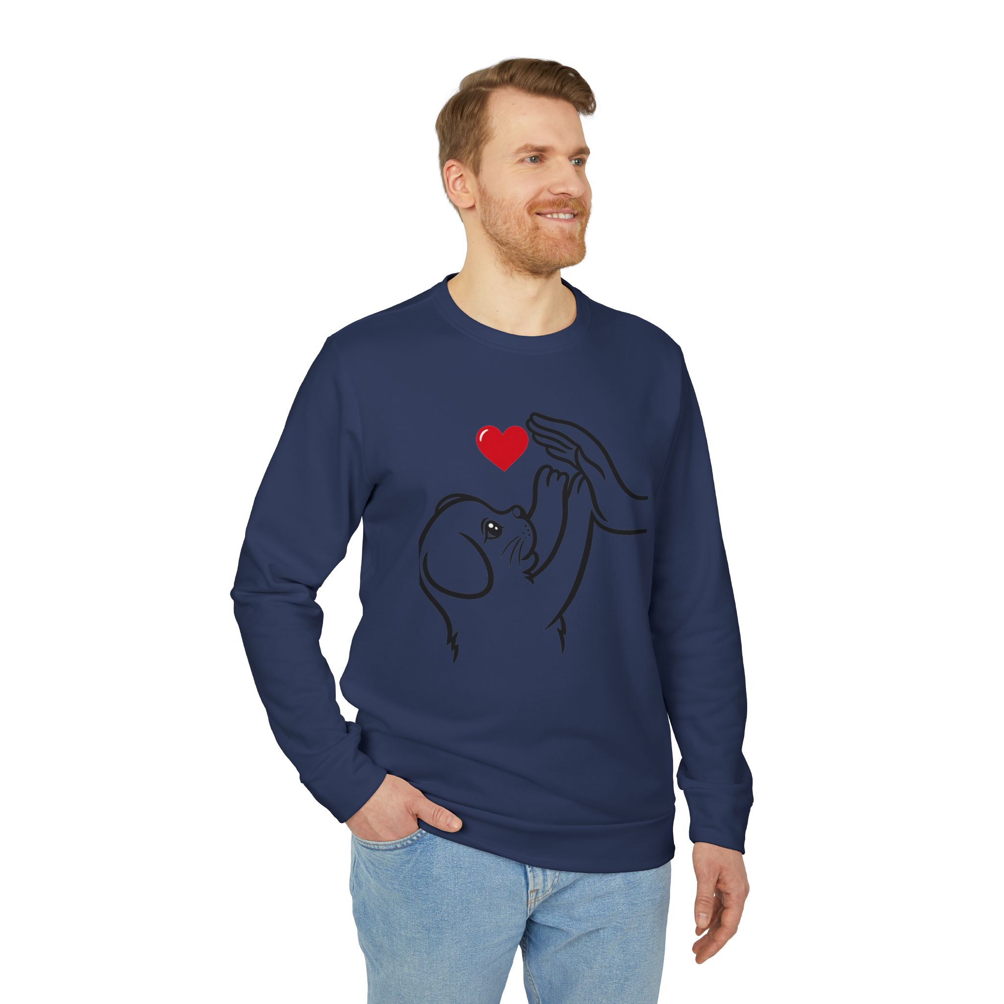 Adidas t-shirt Unisex Fleece Crewneck Sweatshirt for dog lover T-Shirt - Image 30