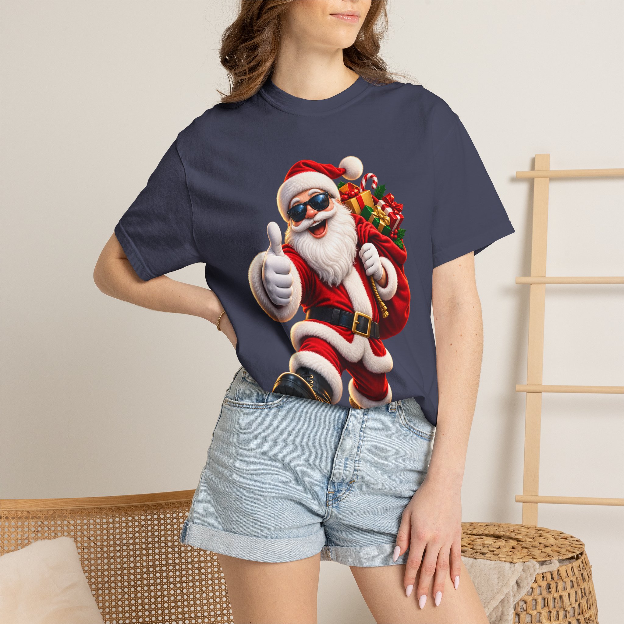 Christmas tee shirts Cool Sunglasses Holiday tshirts - Image 63