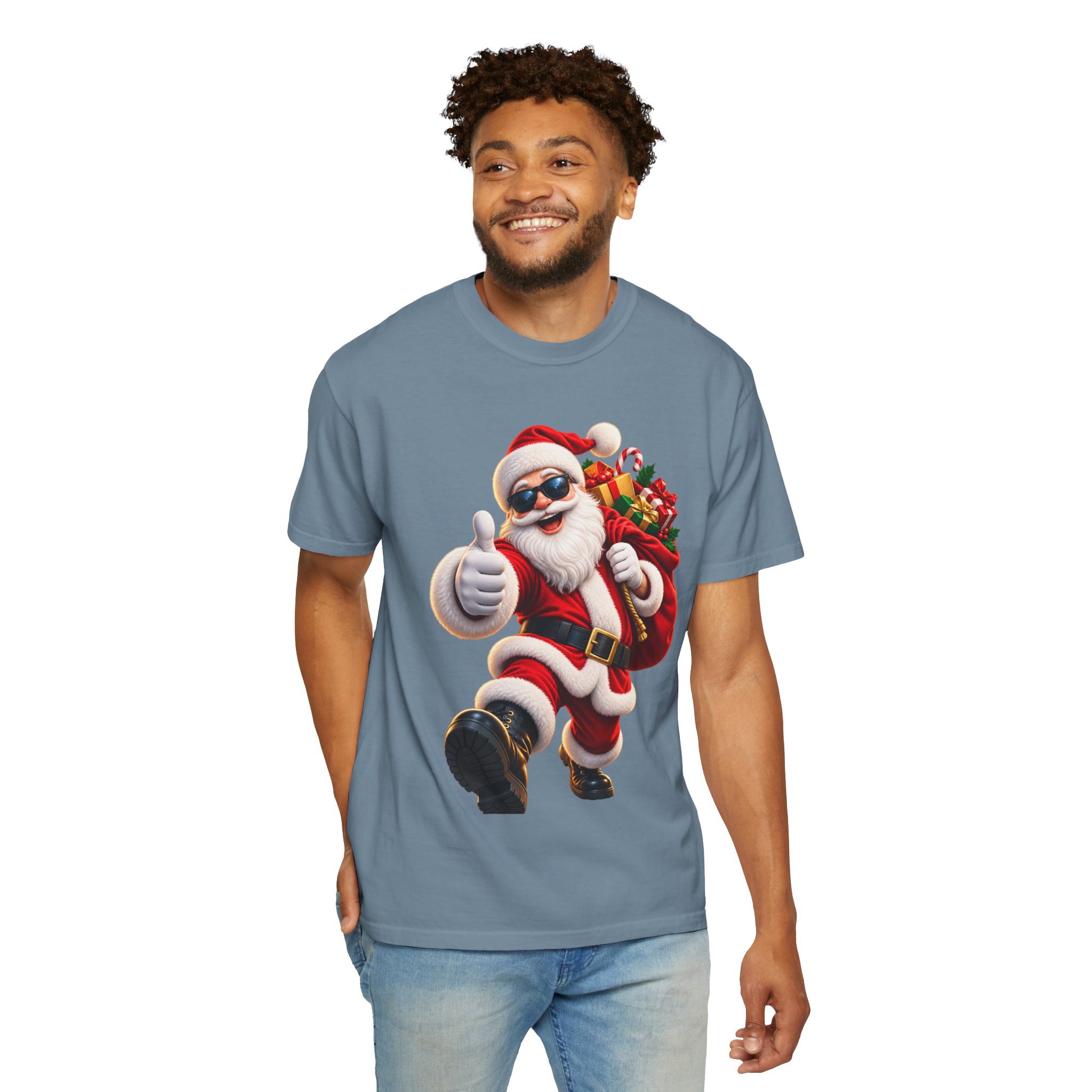 Christmas tee shirts Cool Sunglasses Holiday tshirts - Image 53