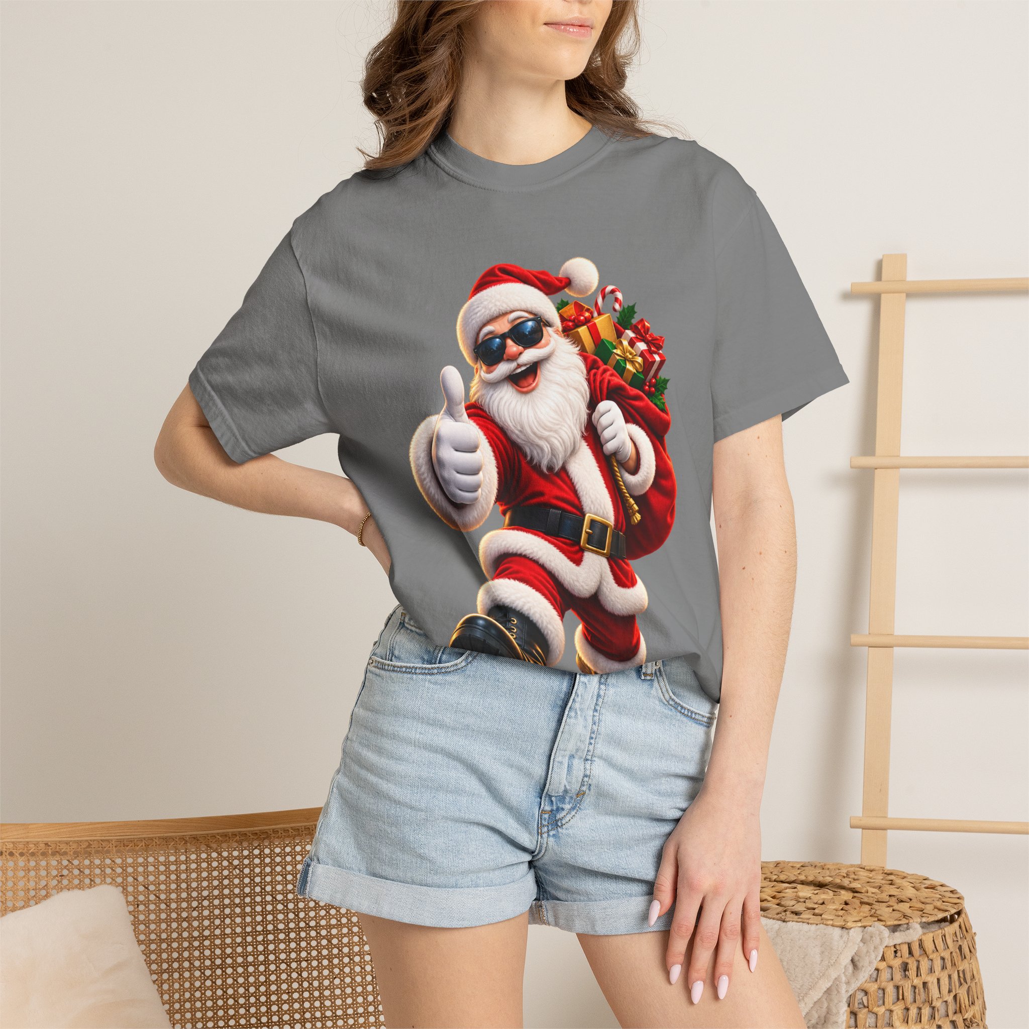 Christmas tee shirts Cool Sunglasses Holiday tshirts - Image 17