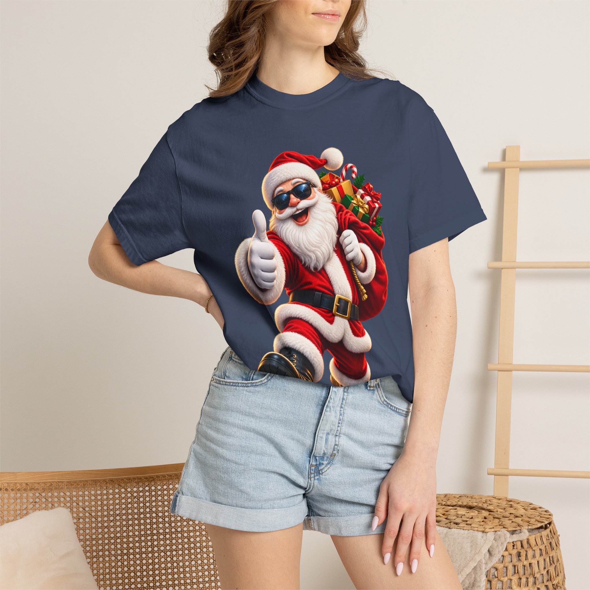 Christmas tee shirts Cool Sunglasses Holiday tshirts - Image 57