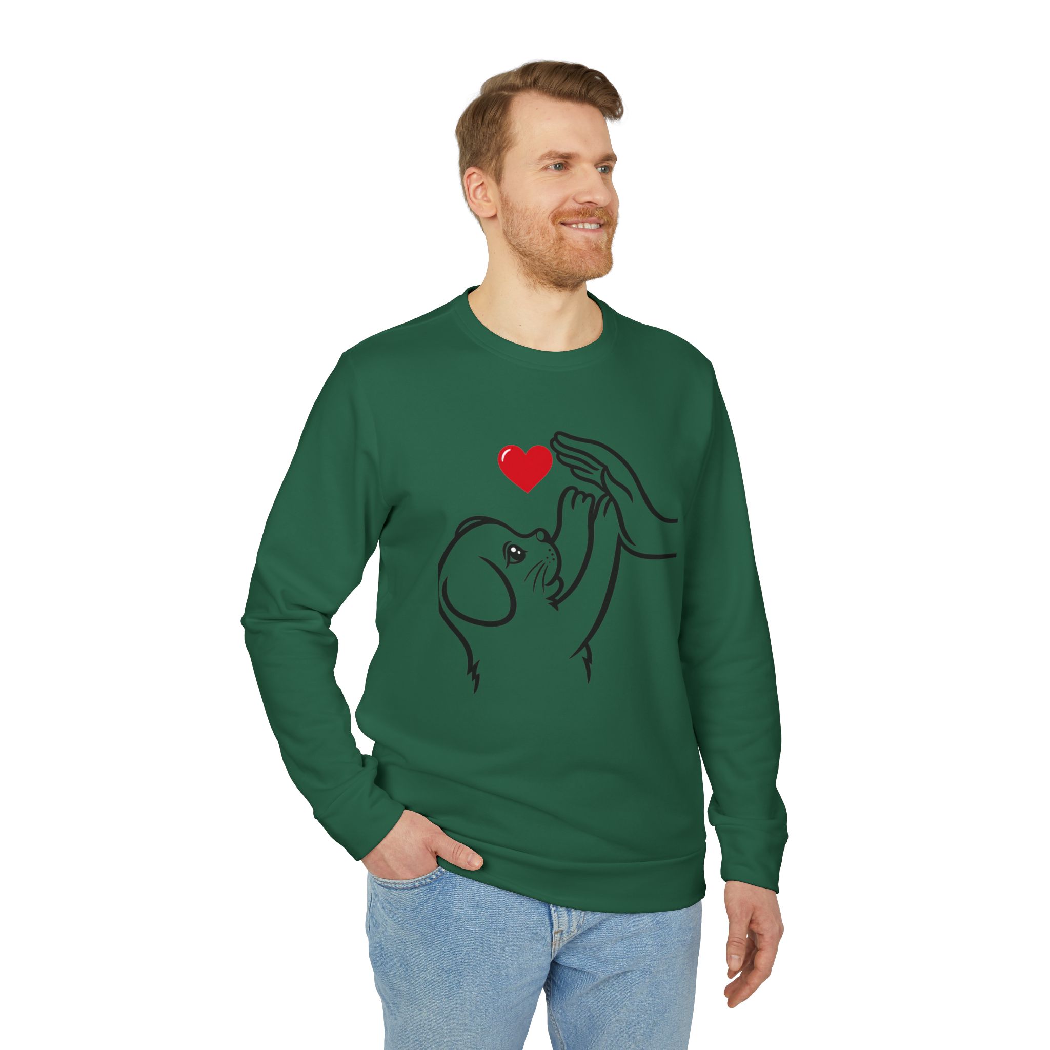 Adidas t-shirt Unisex Fleece Crewneck Sweatshirt for dog lover T-Shirt - Image 20