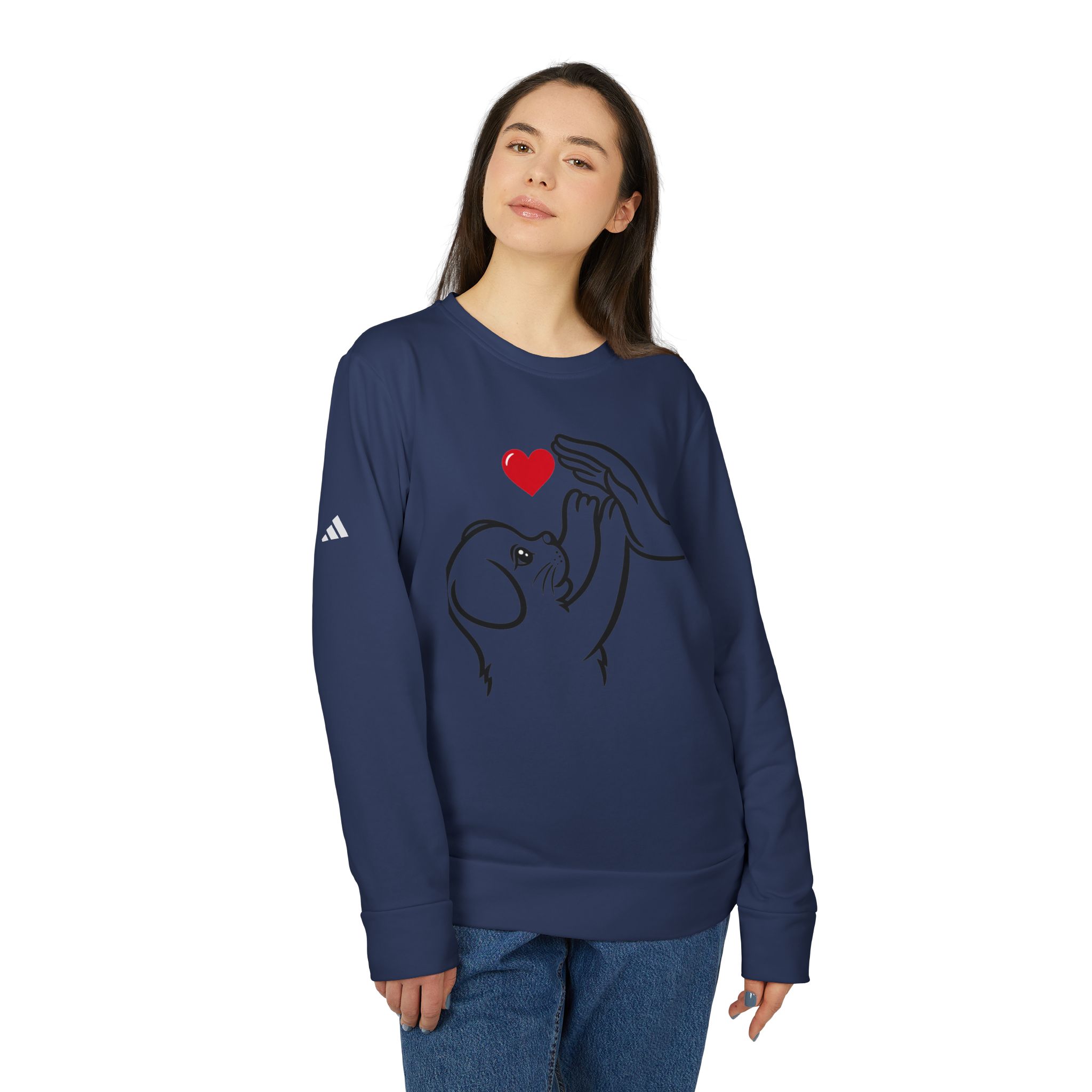Adidas t-shirt Unisex Fleece Crewneck Sweatshirt for dog lover T-Shirt - Image 28