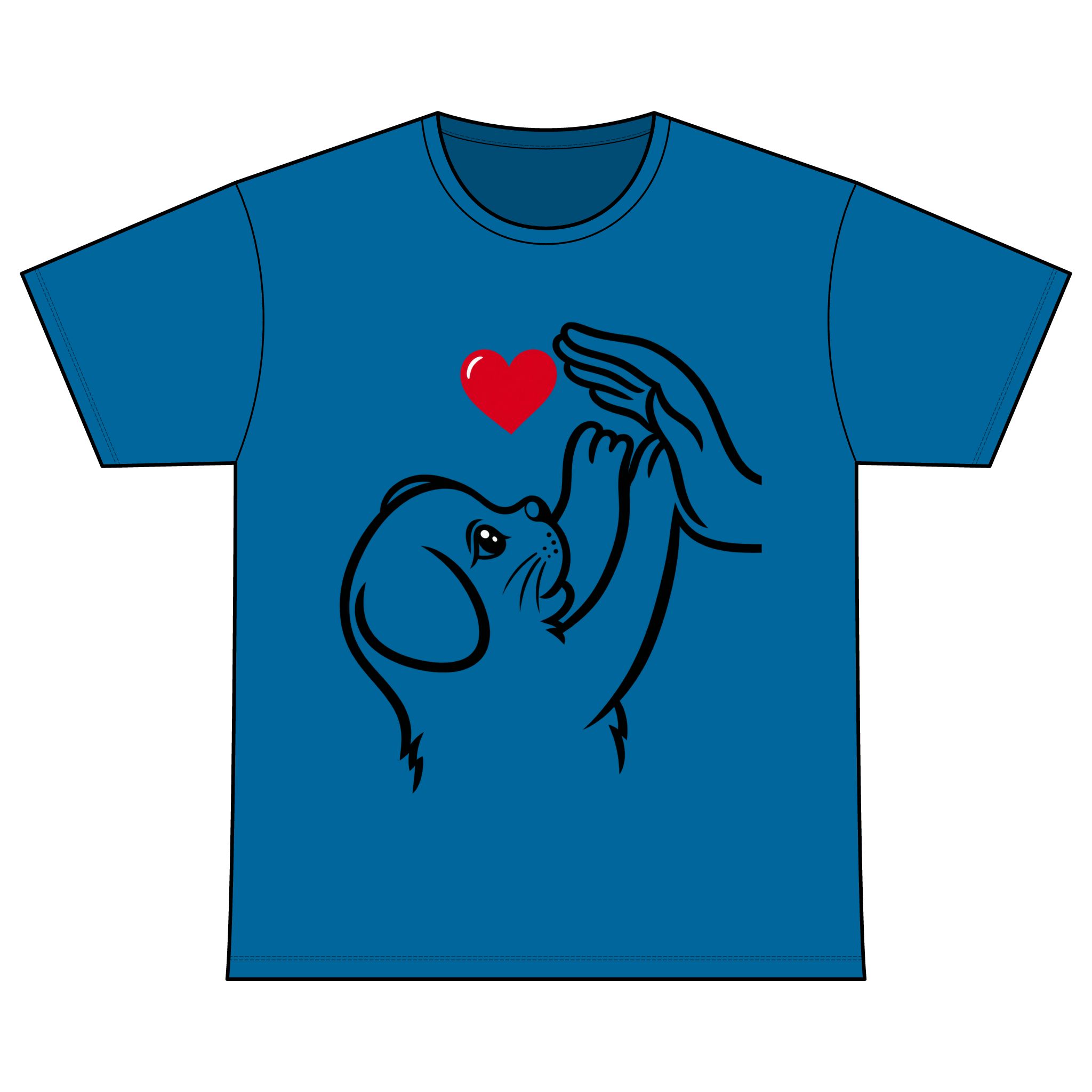 Crew Neck T-Shirt for Dog lover Cotton T-Shirt - Image 6