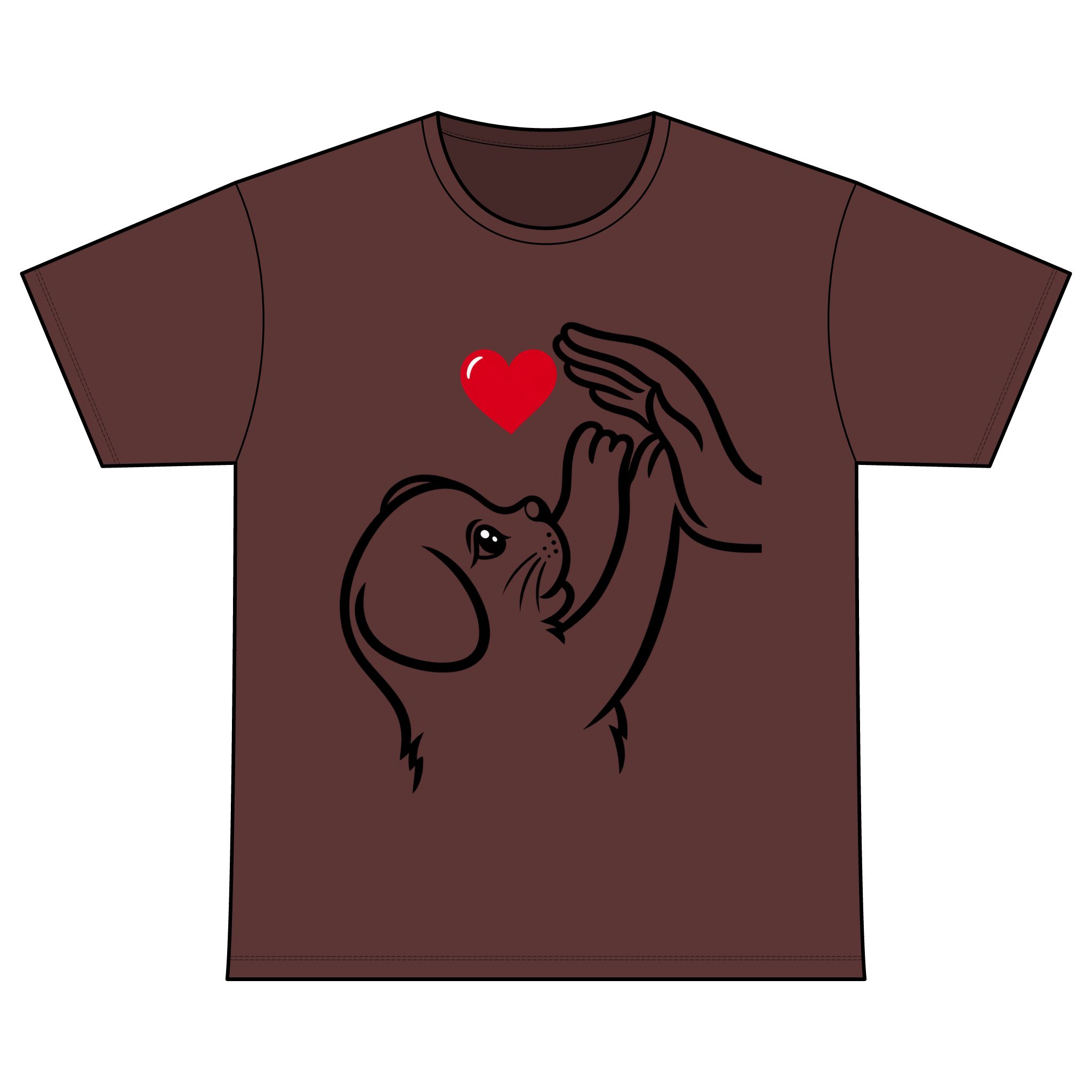Crew Neck T-Shirt for Dog lover Cotton T-Shirt - Image 11