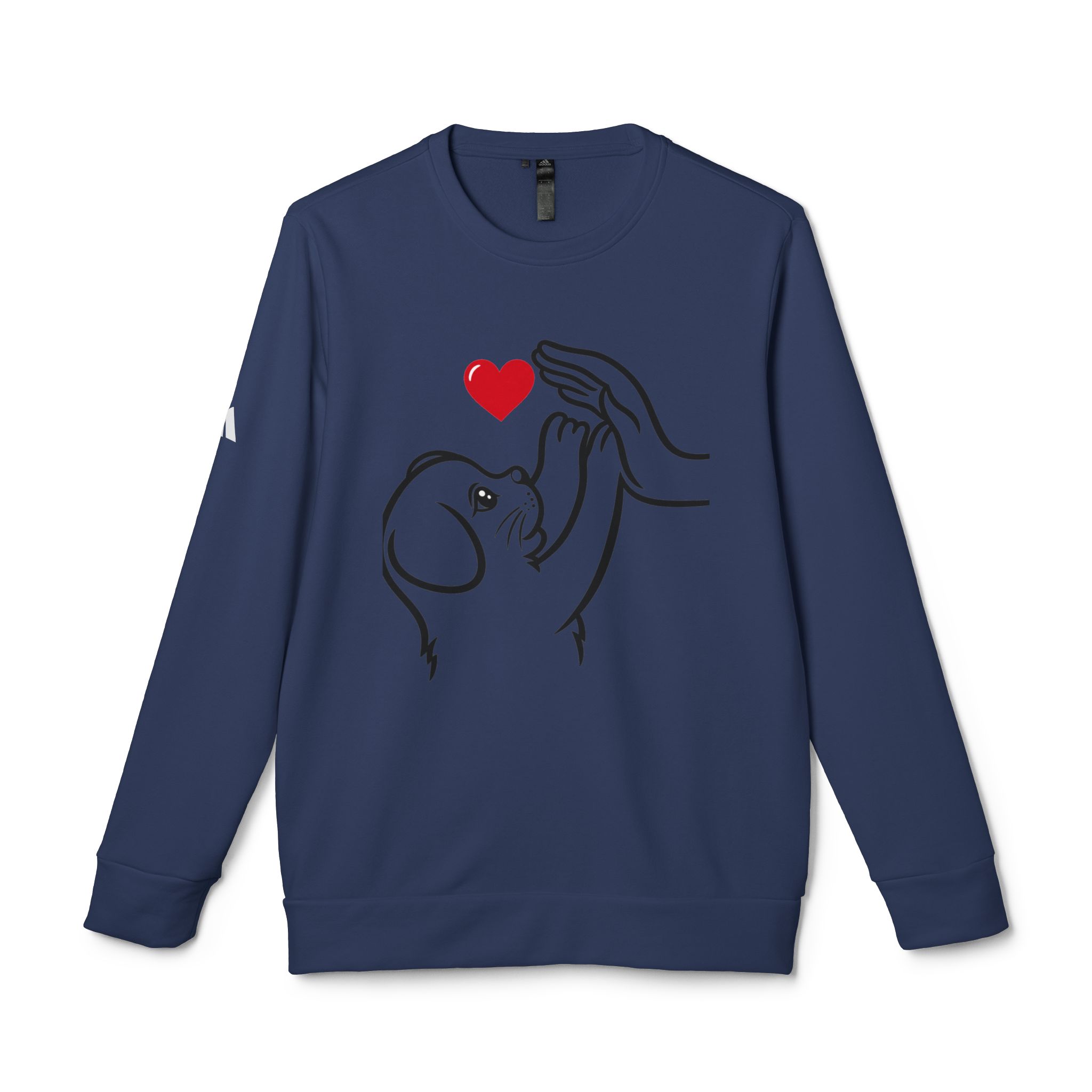 Adidas t-shirt Unisex Fleece Crewneck Sweatshirt for dog lover T-Shirt - Image 26