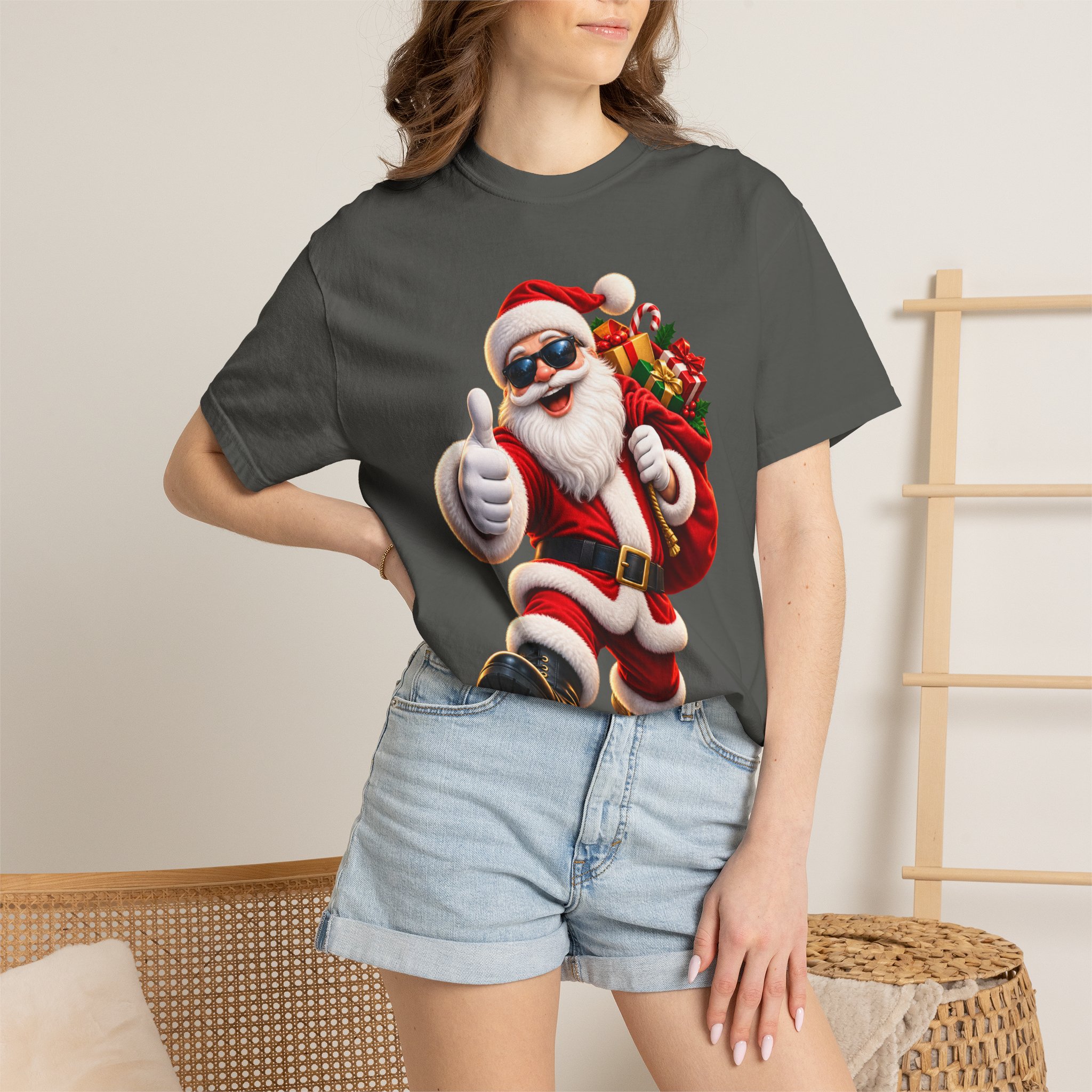 Christmas tee shirts Cool Sunglasses Holiday tshirts - Image 8