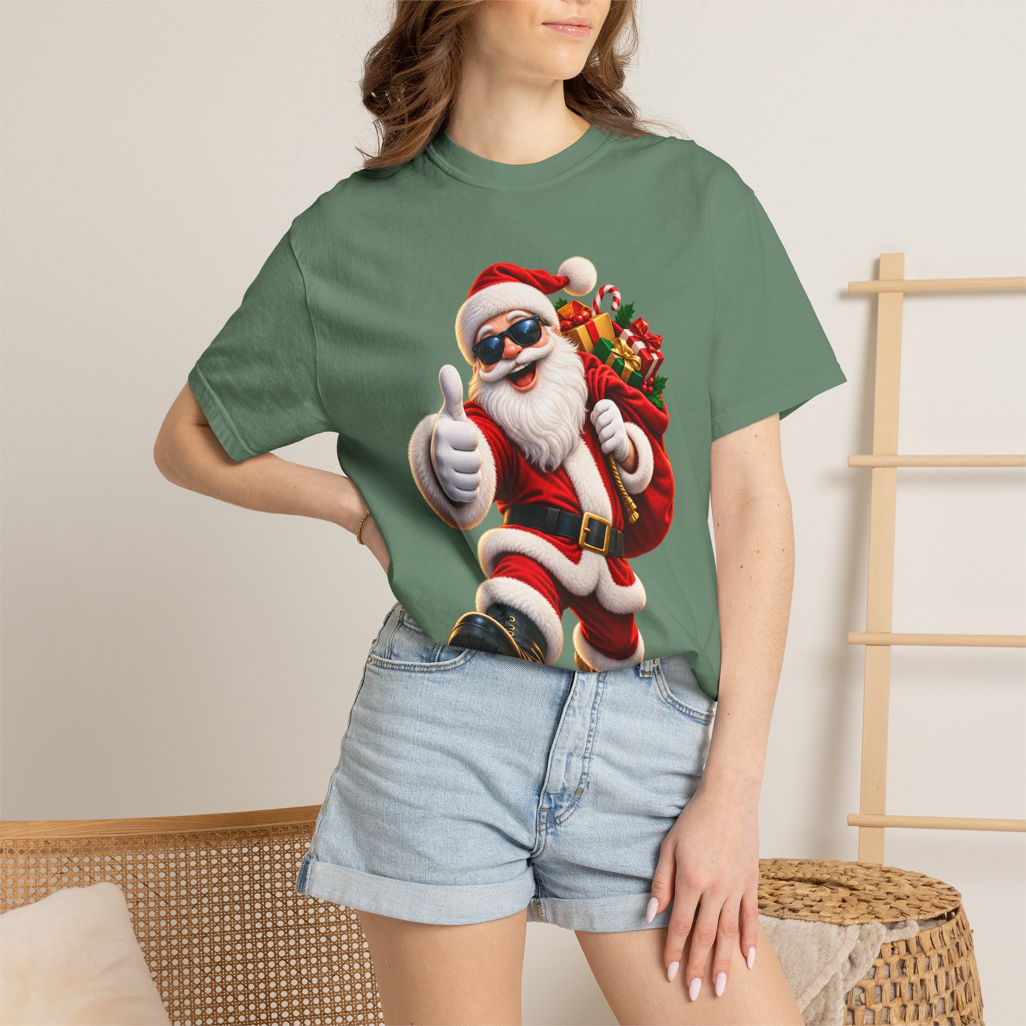 Christmas tee shirts Cool Sunglasses Holiday tshirts - Image 38