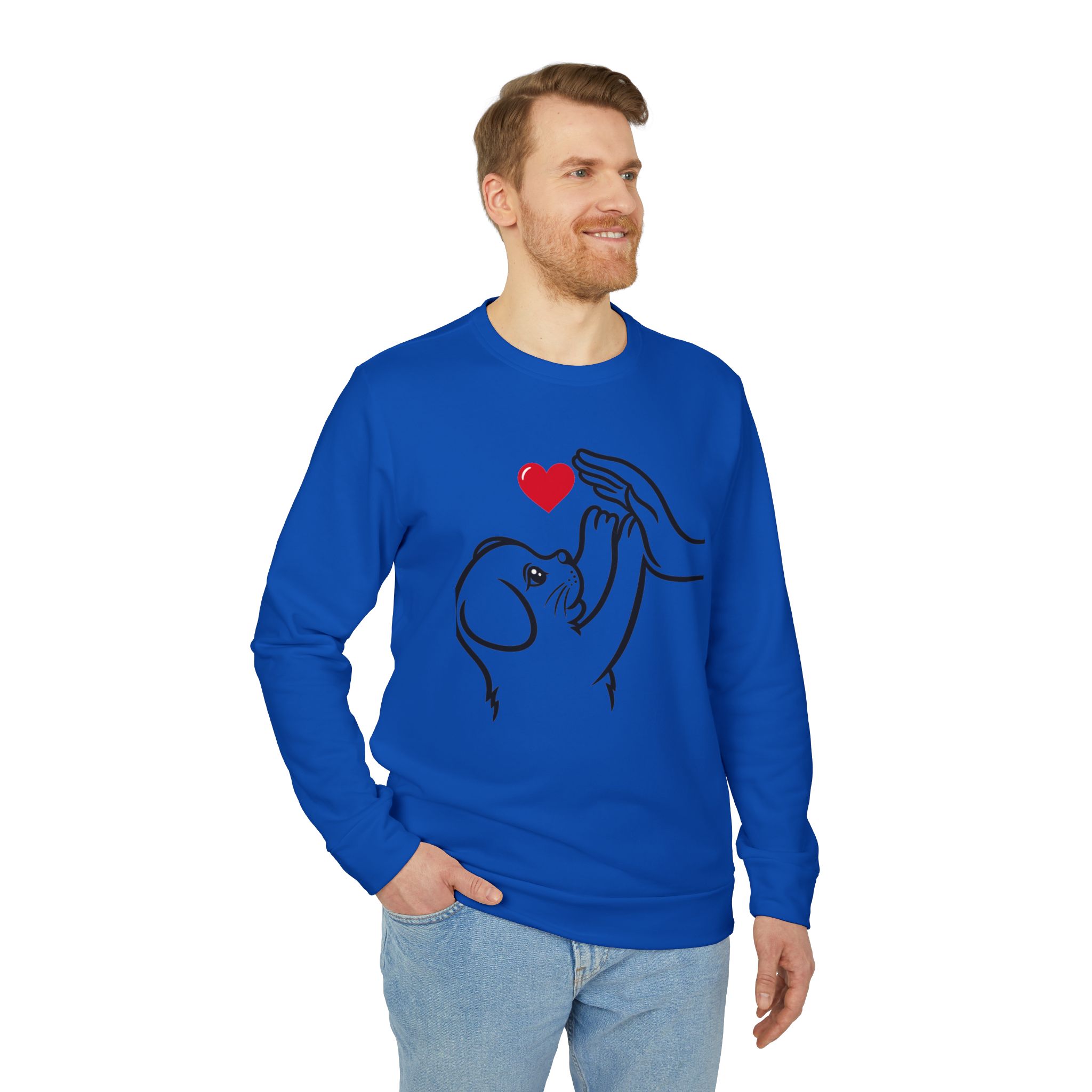 Adidas t-shirt Unisex Fleece Crewneck Sweatshirt for dog lover T-Shirt - Image 25